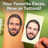 Custom Photo Face Tattoo